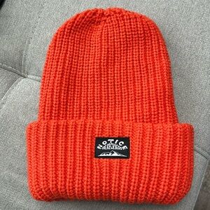 Notice the reckless beanie